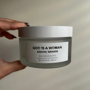 Empty Ariana Grande Body Scrub Jar